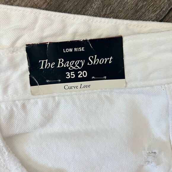 Abercrombie & Fitch Curve Love Low Rise Baggy Short 35/20 - Picture 4 of 7